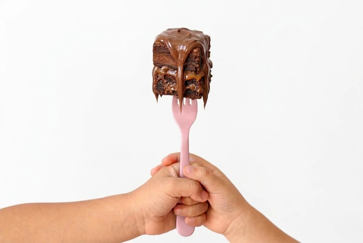 Brownie con crema de nutella. ¡Brownie del mes!